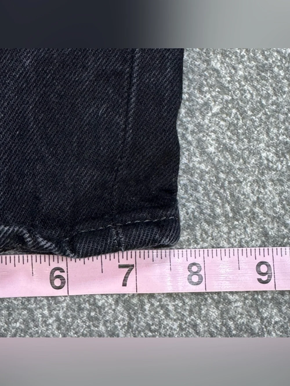 Levis 501 Jeans Men’s 34x30 Black Button Fly Grunge Straight Leg Jeans 5 Pocket